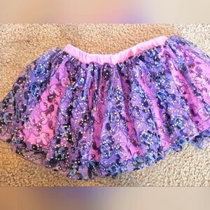 Floral Purple Skirt